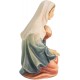 Statuetta della Vergine Maria - colorato a olio