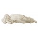Sleeping Saint Joseph wood carved statue - natural