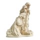 Holy Family Crib Nativity in wood - natural