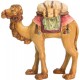 Camel with luggage made from wood - color