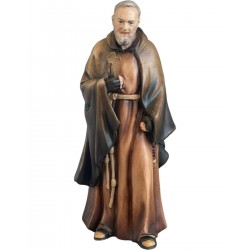 Sculpture en bois d'érable de Padre Pio