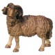 Sheepskin for wooden crib - brown shades