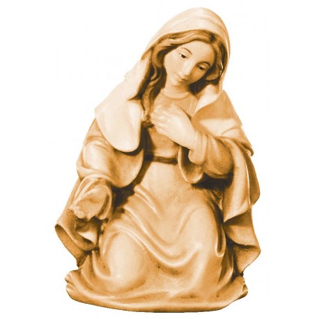 Maria aus Holz geschnitzt - mehrfach gebeizt
