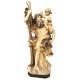 San Cristoforo in legno d'acero - brunito 3 col.