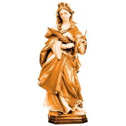 St Ursula, guide of faith and courage for the youth - brown shades