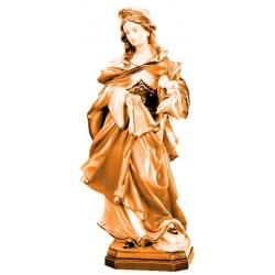 Heilige Veronika in Holz geschnitzt - mehrfach gebeizt