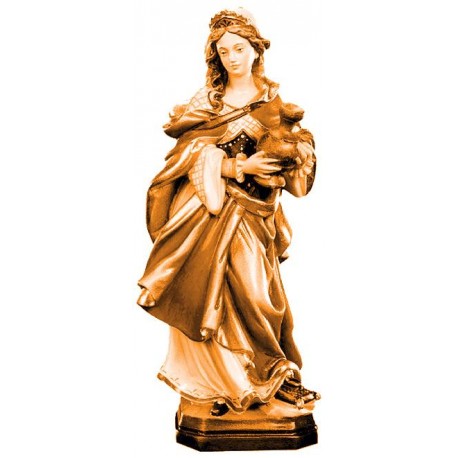 Santa Maria Maddalena con brocca in legno - brunito 3 col.