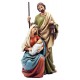 Holy Family in Paste of wood - color