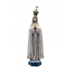Our Lady of Fatima with Crown in Paste wood