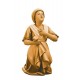 Bernadette aus Ahornholz geschnitzt und handbemalt - Dolfi Marienfigur - in Brauntönen lasiert