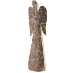 Forest Decor Wooden Angel Figurine