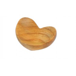 Heart Bowl in wood 2,4 X 2,2 inch