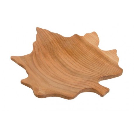 Ciotola forma di foglia in legno