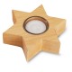 Teelicht Stern aus Holz