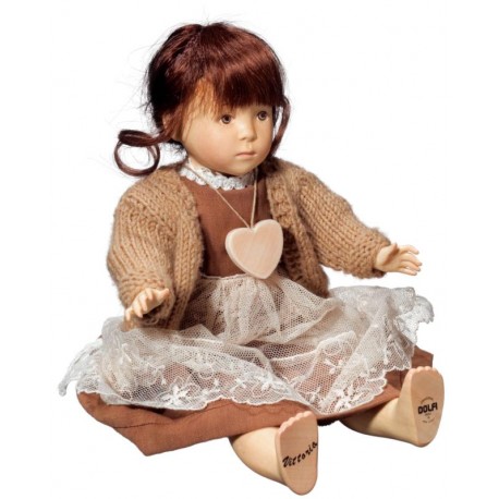 Collectible Wooden Doll Victoria