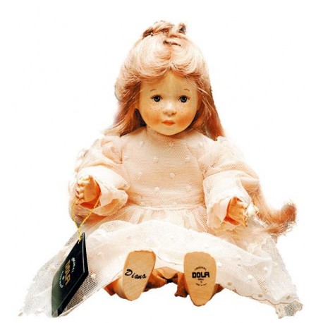 Bambola in legno Diana da collezione