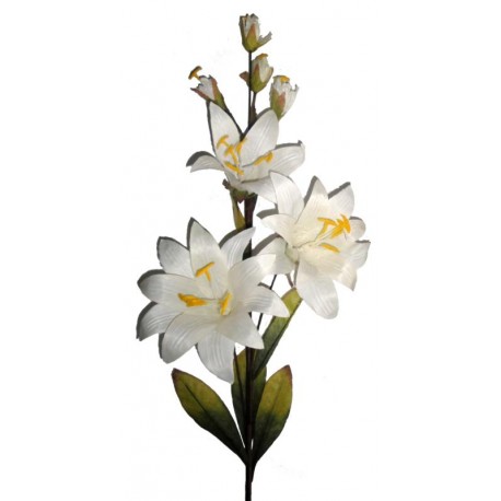 The White Lily in wood