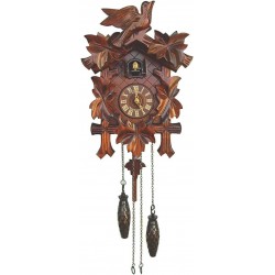 Cuckoo clock with daily mechanism