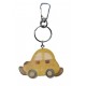 Wooden Keychain with car