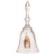 Bell with Nativity in wood - color