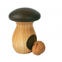 Two-tone wooden nutcracker