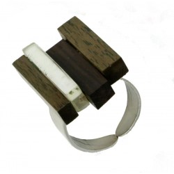 Ring, Natural-Chic, aus Holz