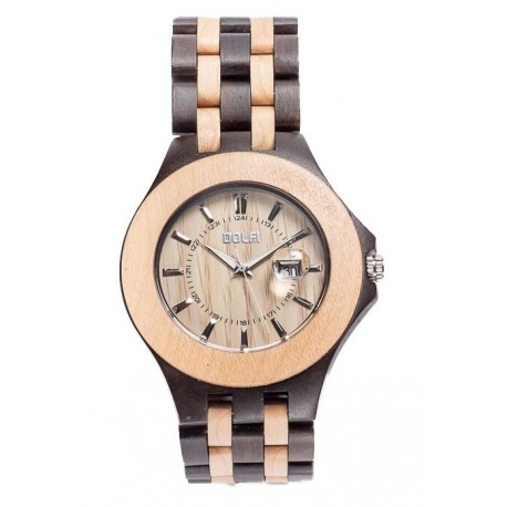 Wooden Watch for Man Two tone – Tiger