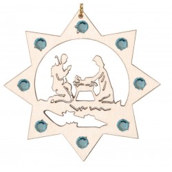 Baumbehang Heilige Familie mit Swarovski Kristallen