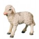 Lamb carved in wood - color