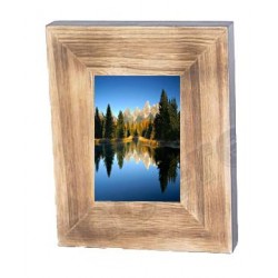 Fotorahmen Holz geschnitzt 20,5 x 25,5 x 4 cm