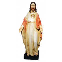 Herz Jesus Kunststoff Statue 20 cm