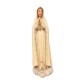 Madonna di Fatima pellegrina statua in legno - colorato a olio