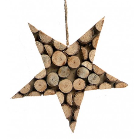 Wooden Star and Circles to Hang