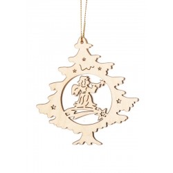 Christmas tree with angel Ornament