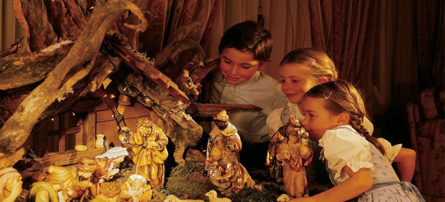 Presepi artigianali completi in legno