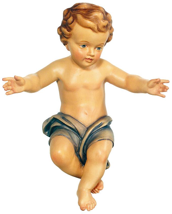 Statua Gesù bambino in legno