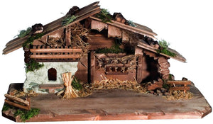 Capanne e casette per presepe in legno