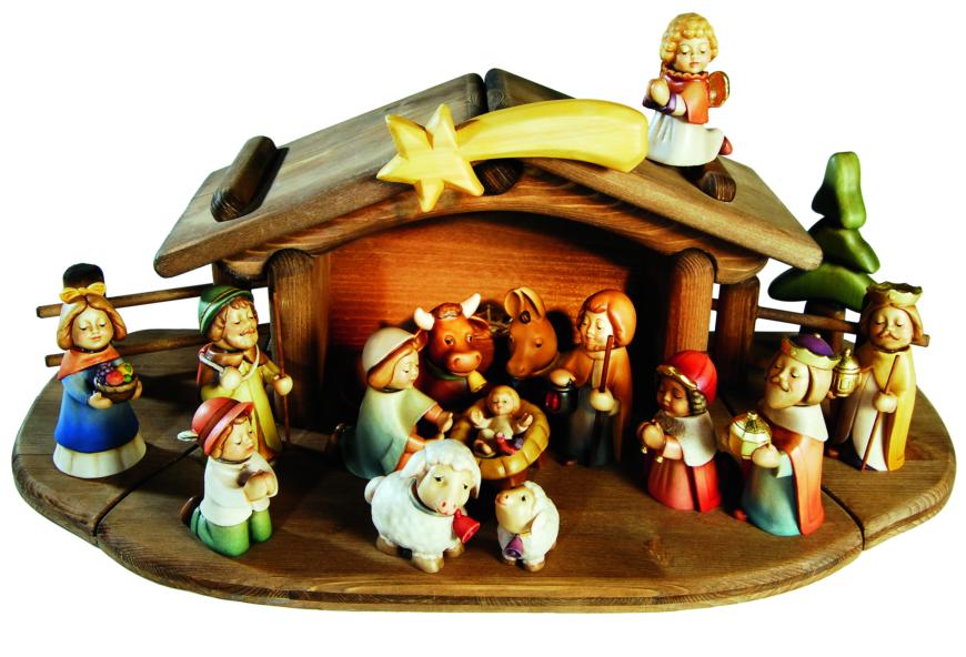 Personaggi Presepe Aurora in legno per bambini