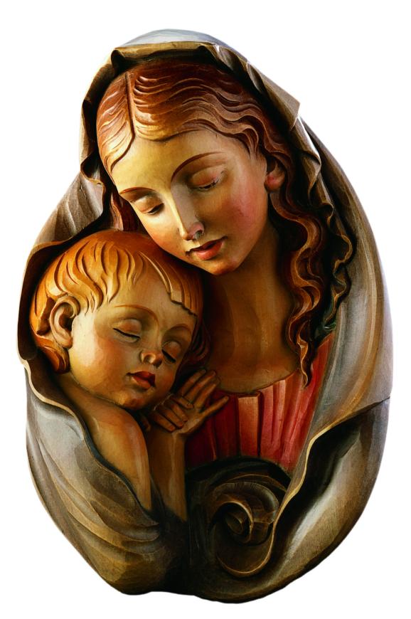 Sculture Madonne a rilievo in legno
