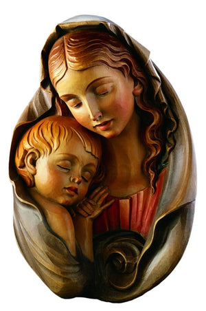 Madonne a rilievo in legno