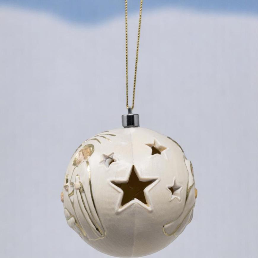 Palline di Natale in legno