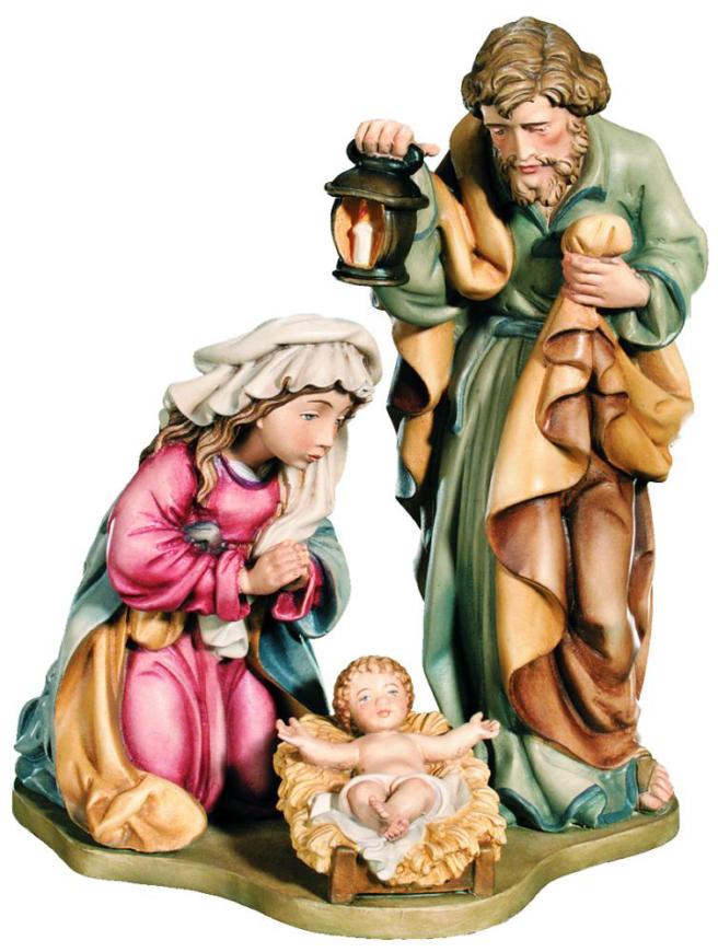 Statuine del presepe in legno