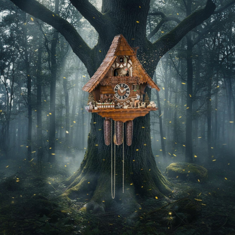 Orologio a cucù tradizionale della Foresta Nera