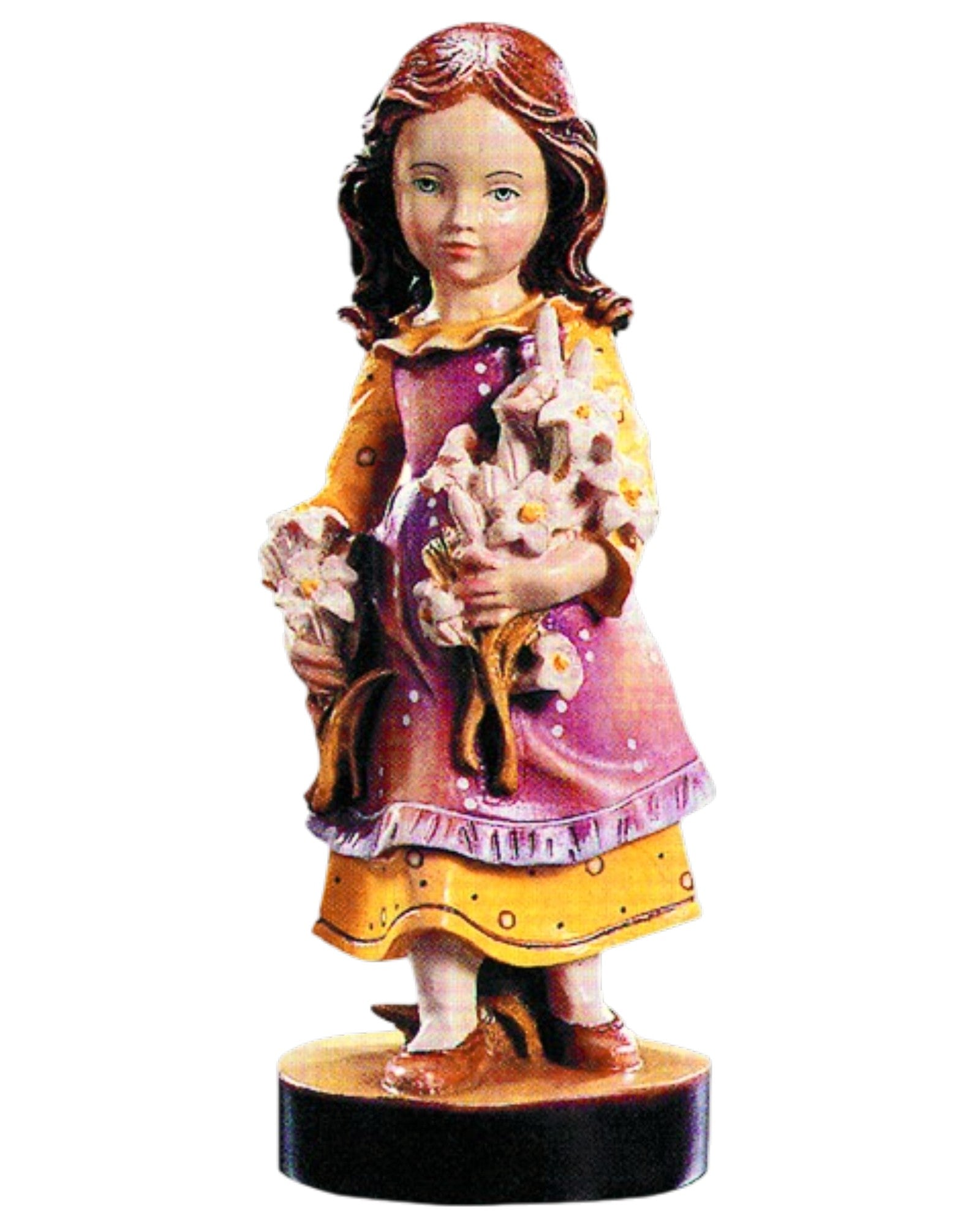 5 cm hand-painted maple wood figurine - collectible miniature sculpture or party favor