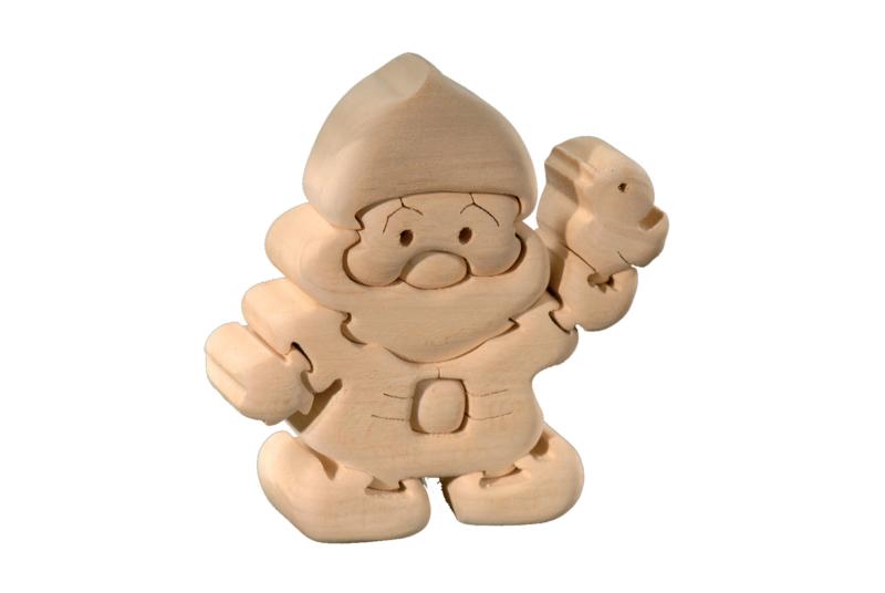 Père Noël - Puzzle 3D en bois