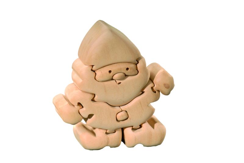 Père Noël - Puzzle 3D en bois