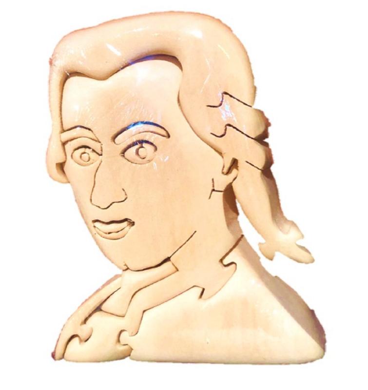 Puzzle en bois 3d Wolfgang Amadeus Mozart