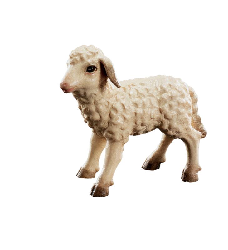 Agneau en bois sculpté