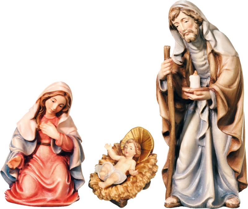 Crèche Sainte Famille en bois