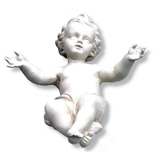 Enfant Jésus en fibre de verre